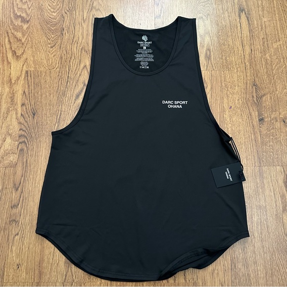 Darc Sport Dry Wolf Black Tank shirt size large NWT Streetwear men - Picture 1 of 7
